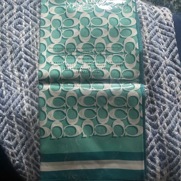 Silk Coach scarf